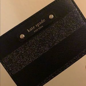 Kate Space Black Card Case (Never Used)